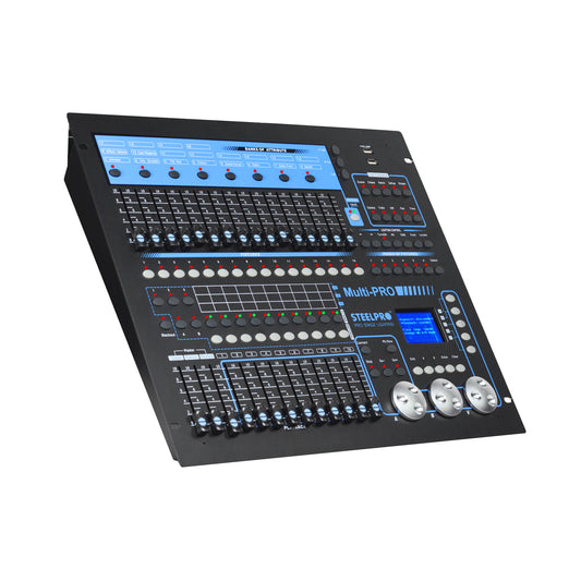 Consola Dmx Profesional 1024 Mini Pearl Multipro By Steelpro Color Negro