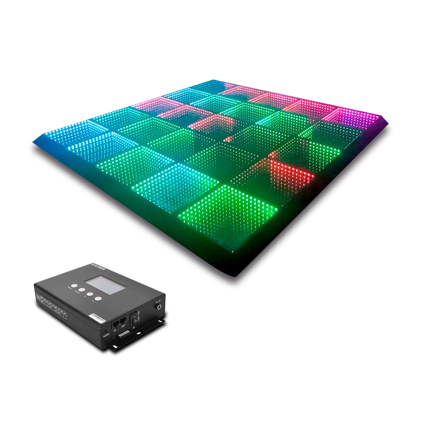 Pista de Baile Infinita Magnética RGB-6060IP-K para Exteriores