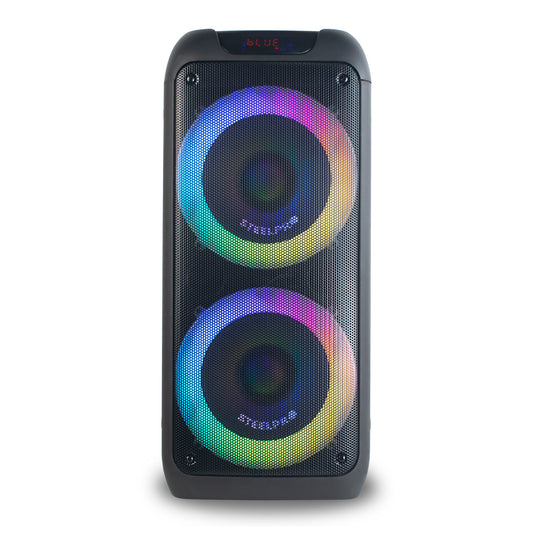 Bocina Portatil Recargable,bluetooth,luz Led,nebula Steelpro