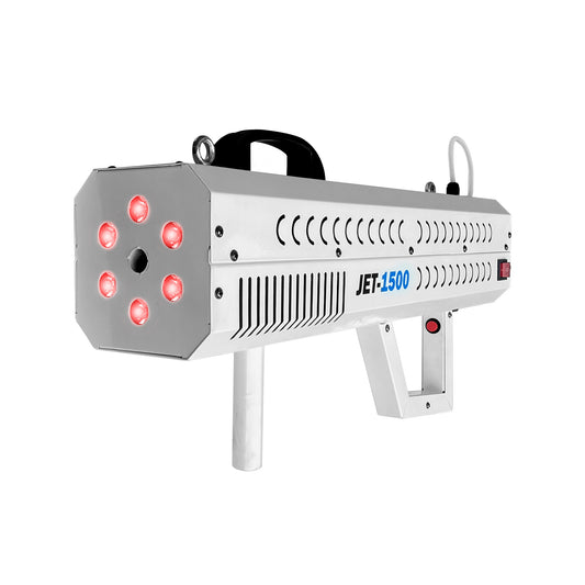 Pistola De Humo Efecto Jet Fog 1500w Led Rgb Steelpro