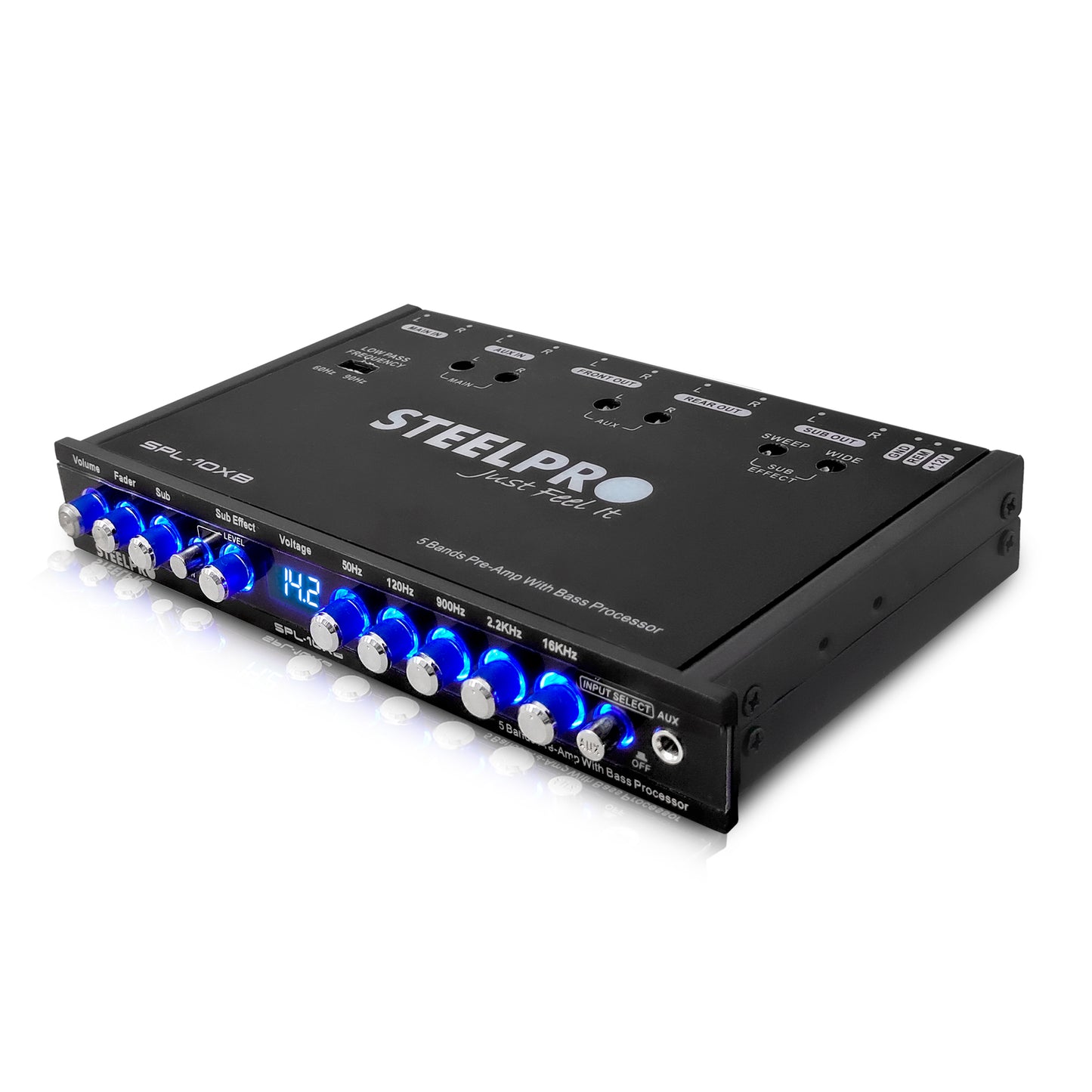 Ecualizador Pre-amp 5 Bandas Efecto Epicentro 9volt Steelpro