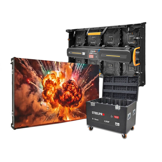 Pantalla LED Steelpro LENOVO inside pitch 3.9 exterior 8 SCAN Alta Resolución con procesador NOVASTAR de 4 salidas
