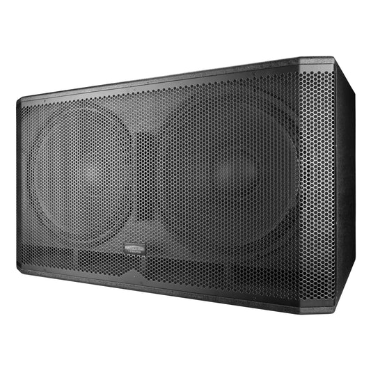 Subwoofer Amplificado Doble 18 Dsp 800w Prometheus Steelpro Color Negro