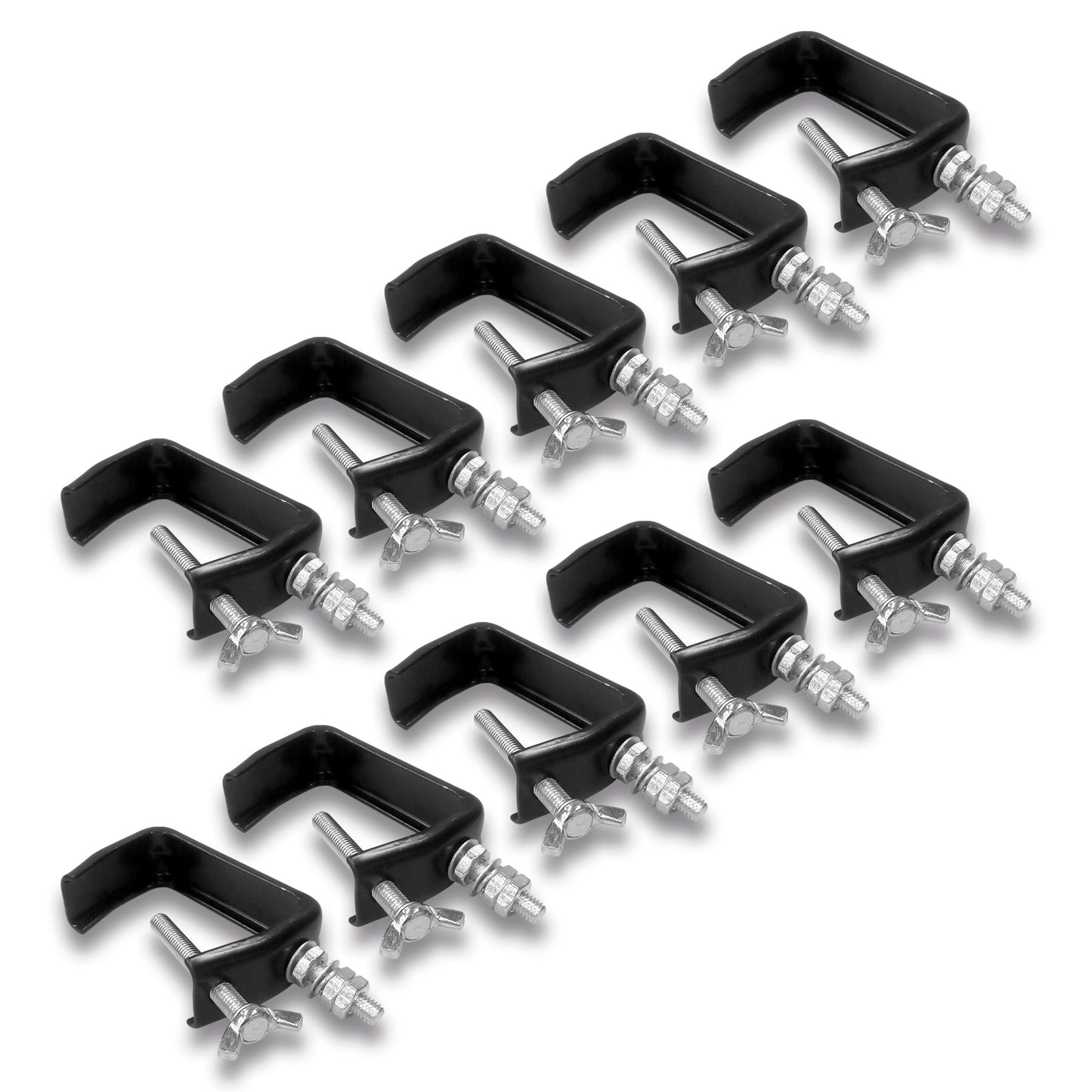 Kit 10 Ganchos Tipo C Ptr Hook Luces Escenario Steelpro