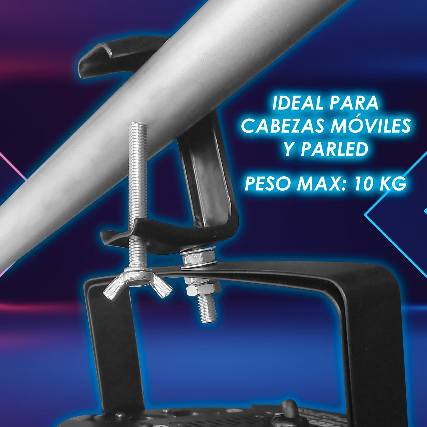 Kit 10 Ganchos Tipo C Ptr Hook Luces Escenario Steelpro