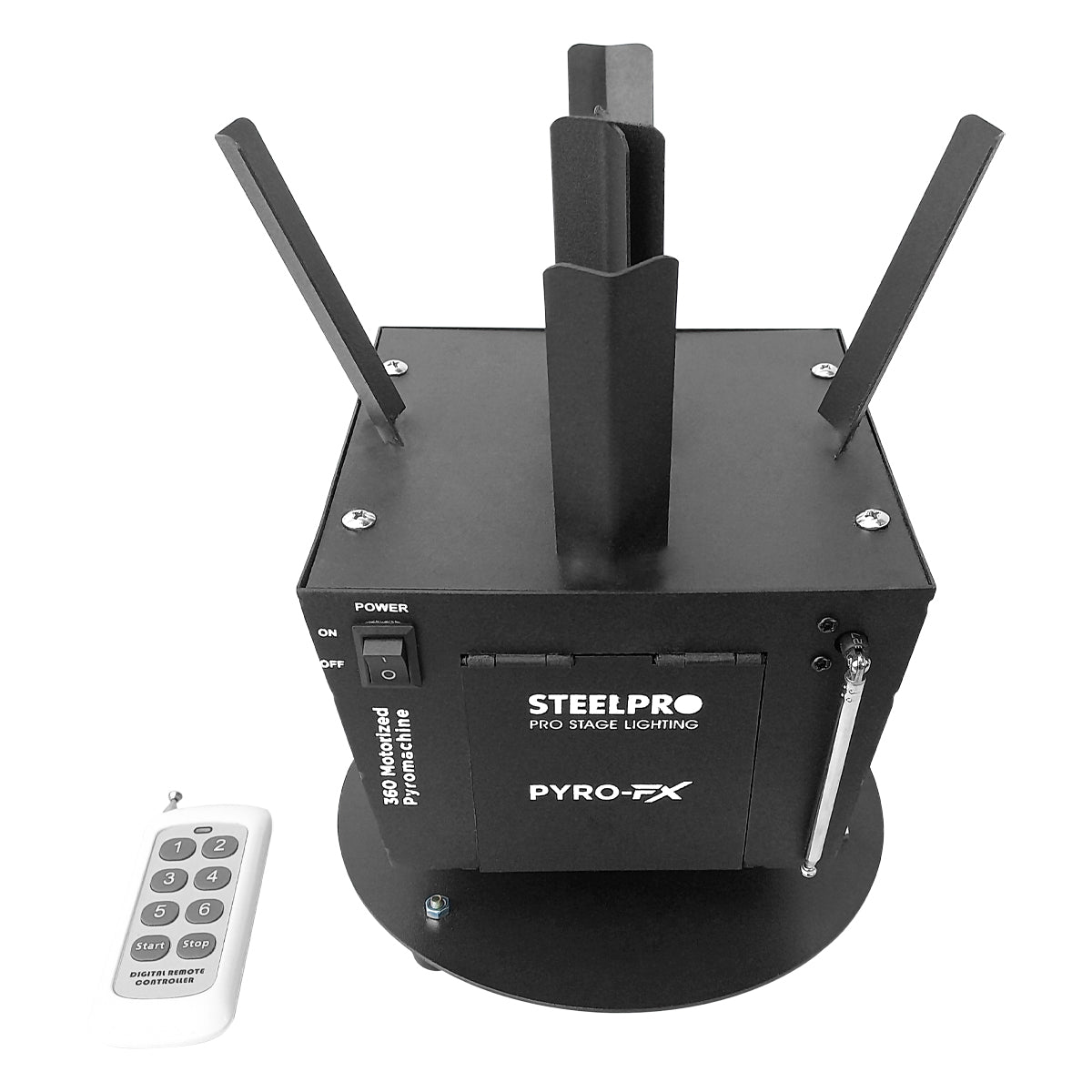 Detonador Pirotecnia Giratorio 360 Inalambrico By Steelpro