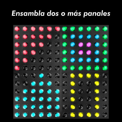 Panel Led Profesional Con Case 36x15w Rgbw 4 En 1 - Steelpro