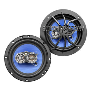 Paquete 4 Bocinas 6.5 Fibra Carbono 4 Vías By Soundstream
