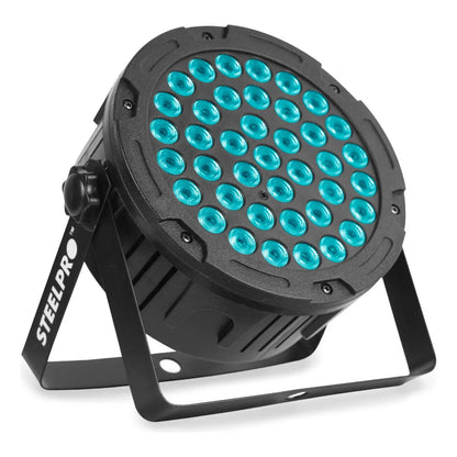 Paquete 4 Cañones Par Led 40x3.20w Rgb + Ámbar By Steelpro