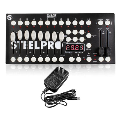 Paquete Dj 4cañones 40x3 + Controlador Exact2000dmx Steelpro