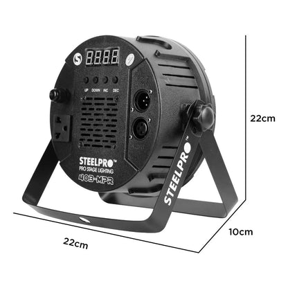 Paquete Dj 4cañones 40x3 + Controlador Exact2000dmx Steelpro