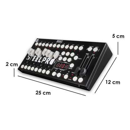 Paquete Dj 4cañones 40x3 + Controlador Exact2000dmx Steelpro