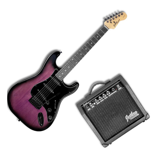 Paquete Guitarra Electrica Jethro Series By Steelpro 024-sk Año 2023 Orientación De La Mano Diestro