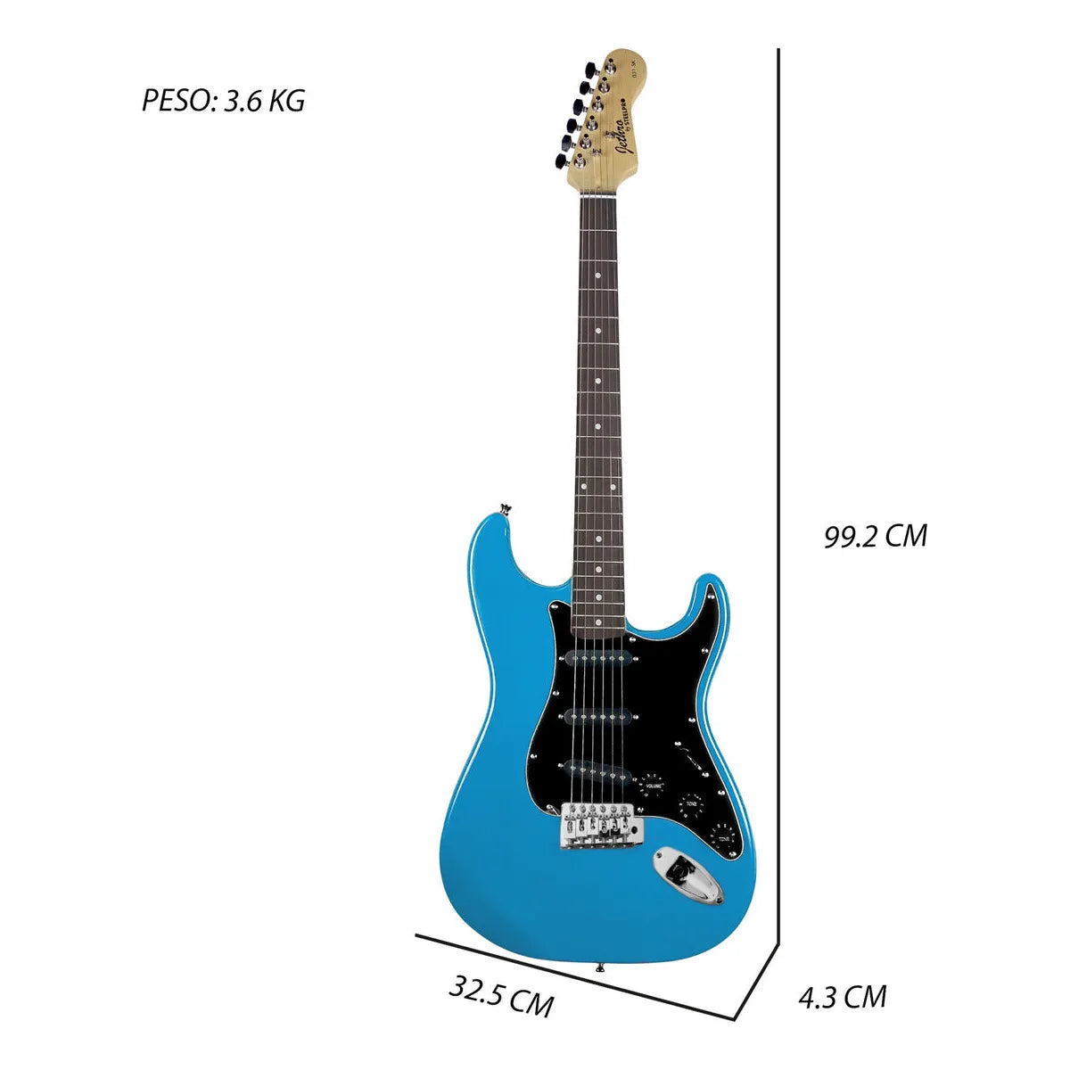 Paquete Guitarra Electrica Jethro Series By Steelpro 031