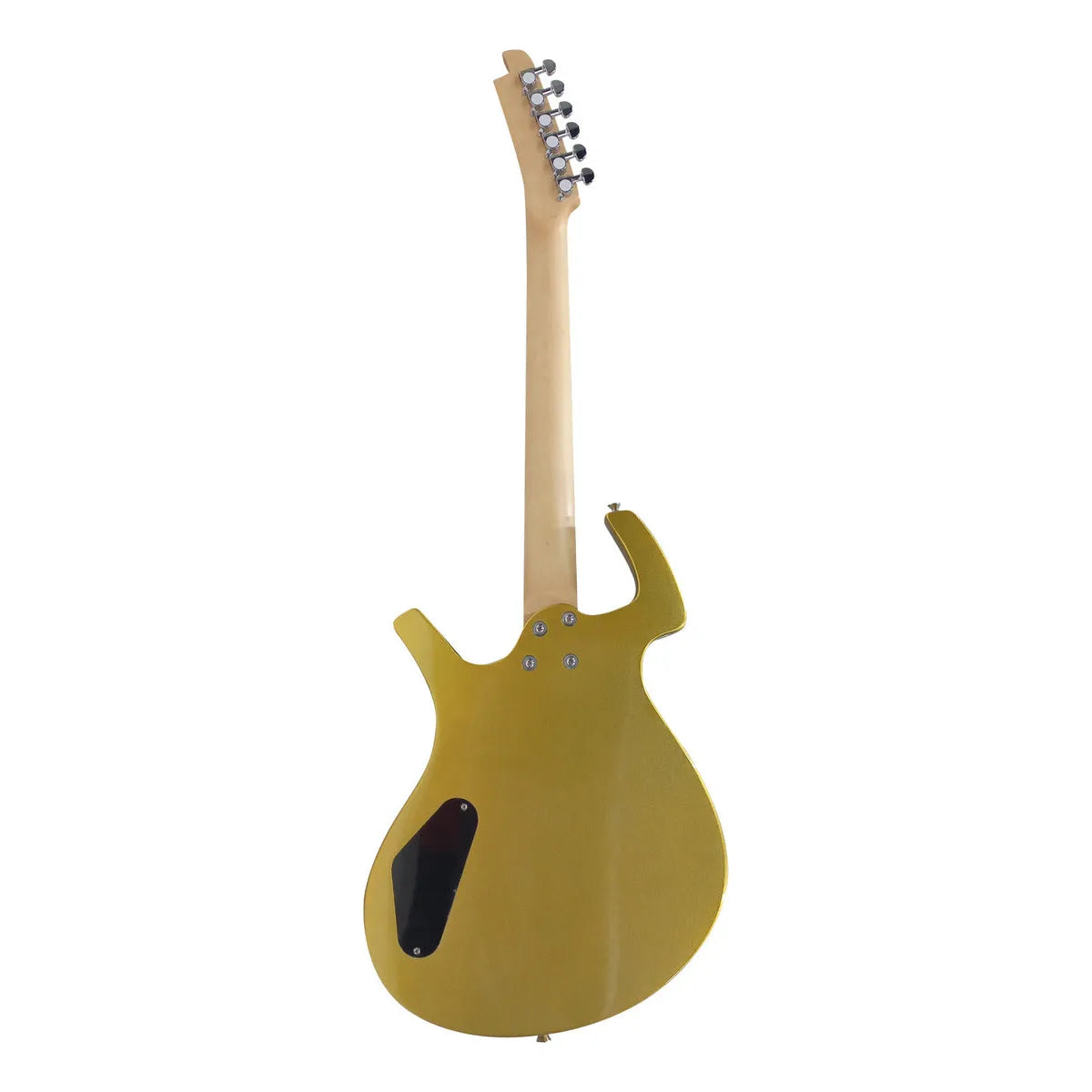 Paquete Guitarra Electrica Jethro Series By Steelpro 037 Color Dorado Material Del Diapasón Alamo Negro Orientación De La Mano Diestro