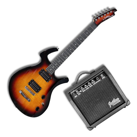 Paquete Guitarra Electrica Jethro Series By Steelpro 038-sk Color Maple Material Del Diapasón Flamed 3 Tone Orientación De La Mano Diestro