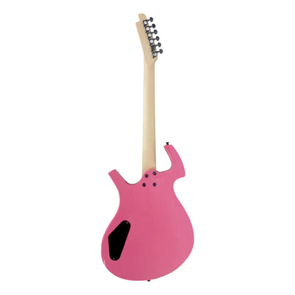 Paquete Guitarra Electrica Jethro Series By Steelpro 040-sk Color Rosa Chicle