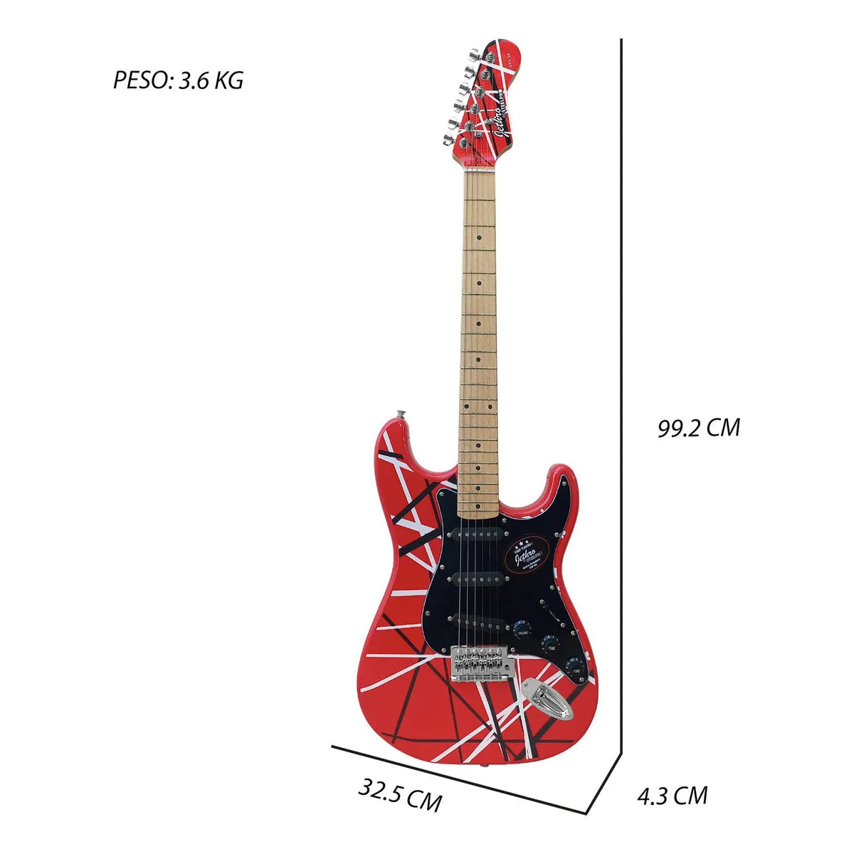 Paquete Guitarra Electrica Jethro Series By Steelpro 075-sk