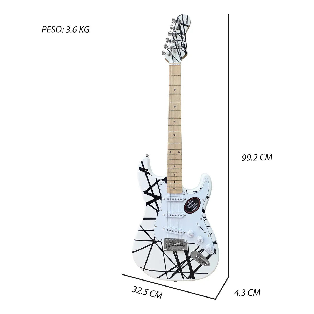 Paquete Guitarra Electrica Jethro Series By Steelpro 076-sk