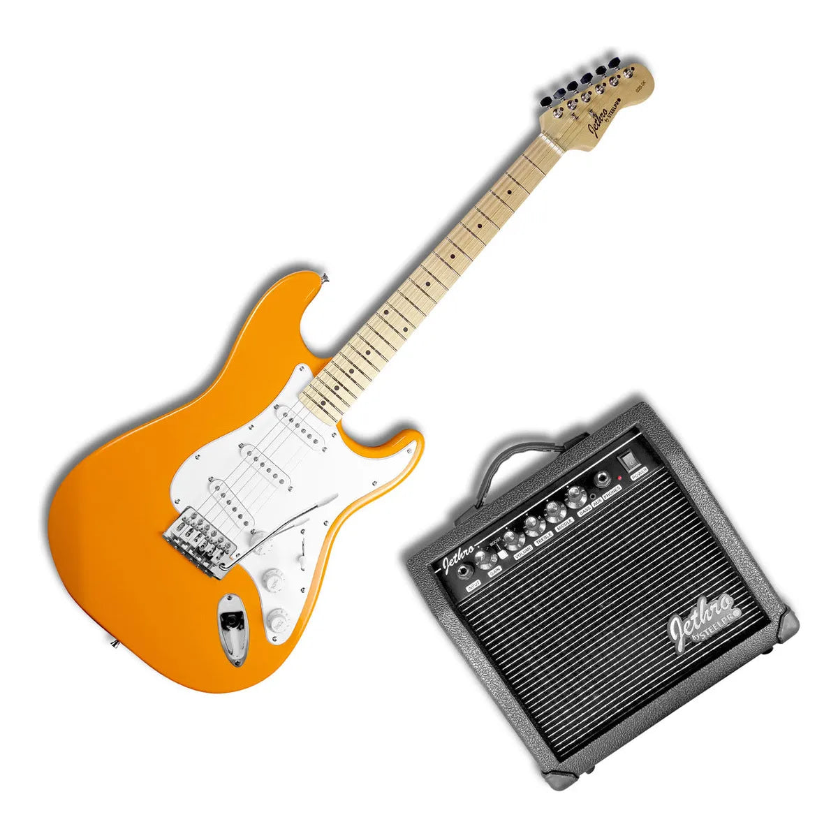 Paquete Guitarra Electrica Jethro Series By Steelpro Str