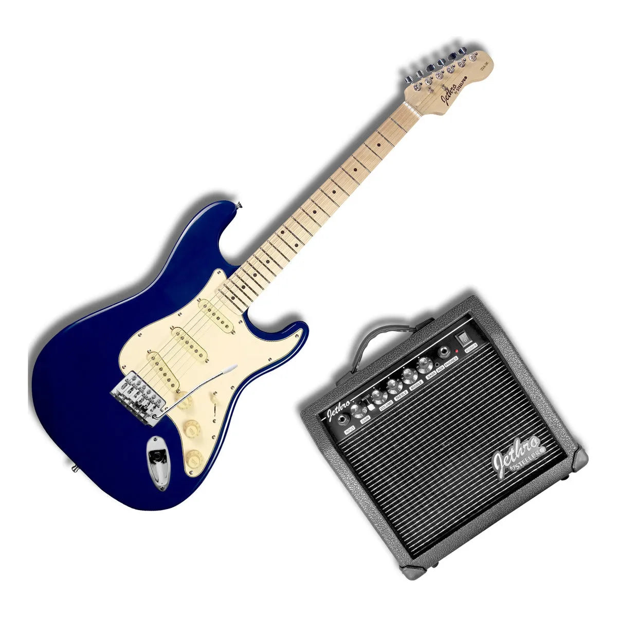 Paquete Guitarra Electrica Jethro Series By Steelpro Str