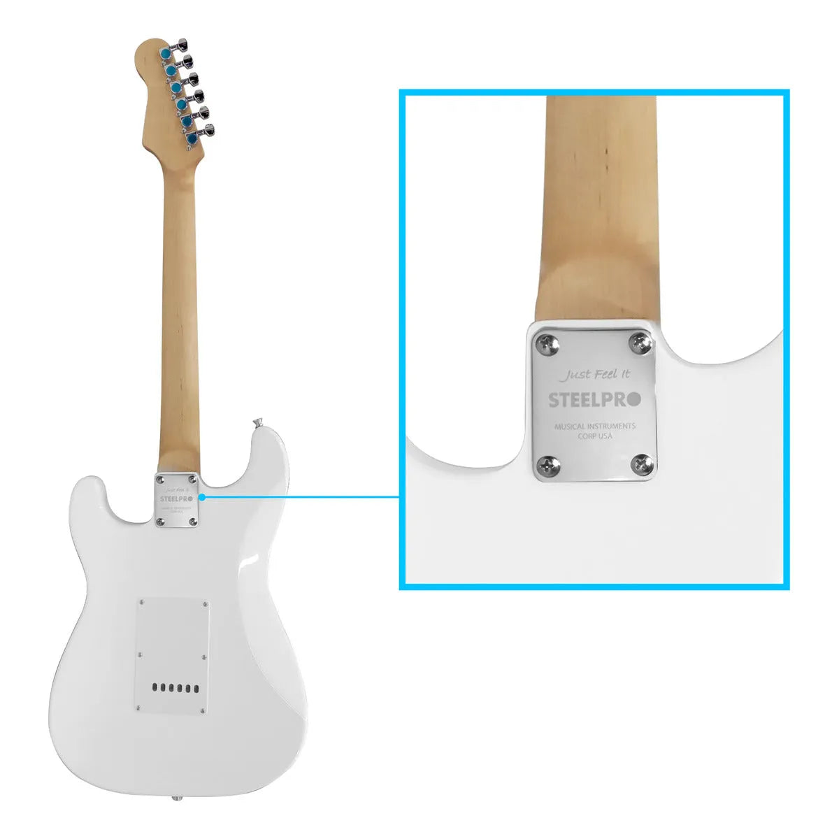 Paquete Guitarra Electrica Jethro Series By  steelpro  028