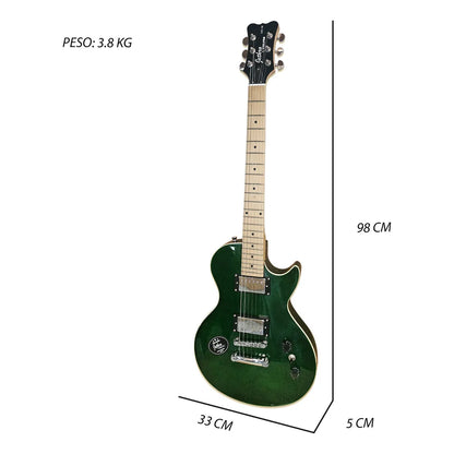 Paquete Guitarra Electrica Series Jethro By Steelpro 045-sk Material Del Diapasón Maple Orientación De La Mano Diestro