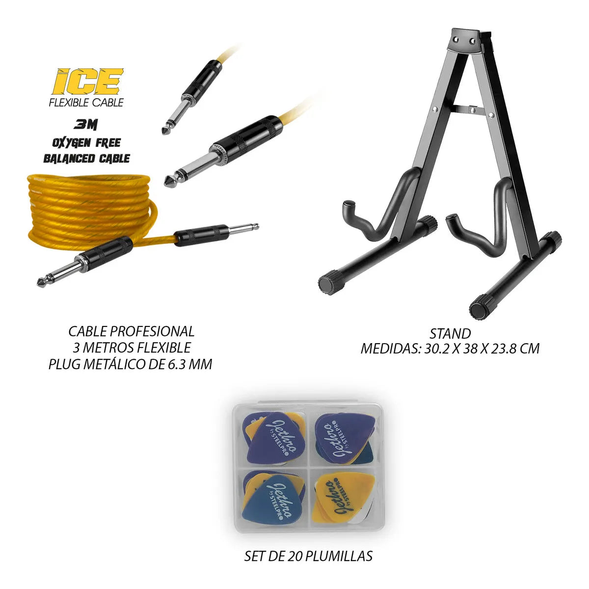 Paquete Guitarra Electrica Series Jethro By Steelpro 055-sk Color Red Quilted Soft Burst Material Del Diapasón Alamo Negro Laminado Orientación De La Mano Diestro