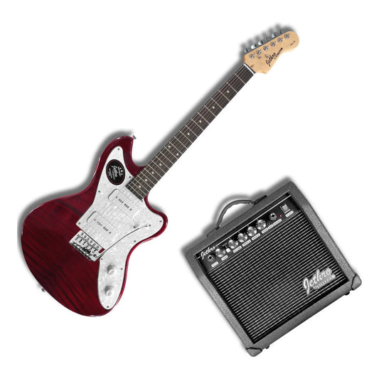 Paquete Guitarra Electrica Series Jethro By Steelpro 060-sk