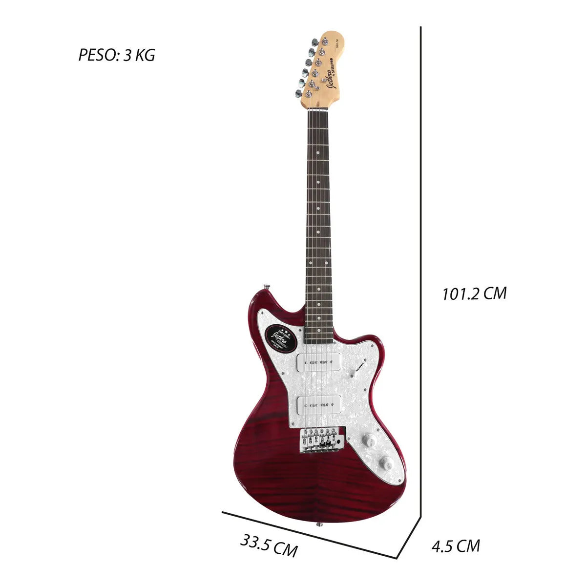 Paquete Guitarra Electrica Series Jethro By Steelpro 060-sk