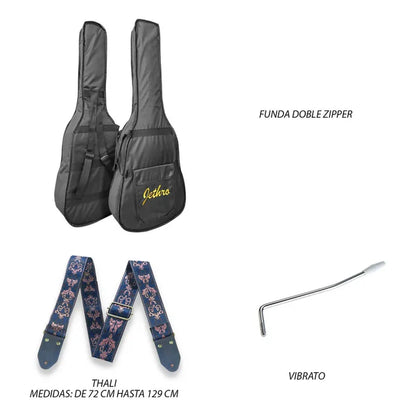 Guitarra Electrica Series Jethro By Steelpro 073-lx Color PINK BINDING BLACK Orientación de la mano Diestro