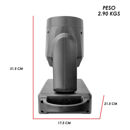 Par Cabezas Movil Led Beam 100w Con Maleta By Steelpro