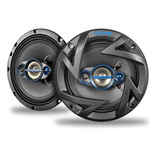 Par De Bocina De 6.5 4 Vias Full Range Omicron By Steelpro Color Negro