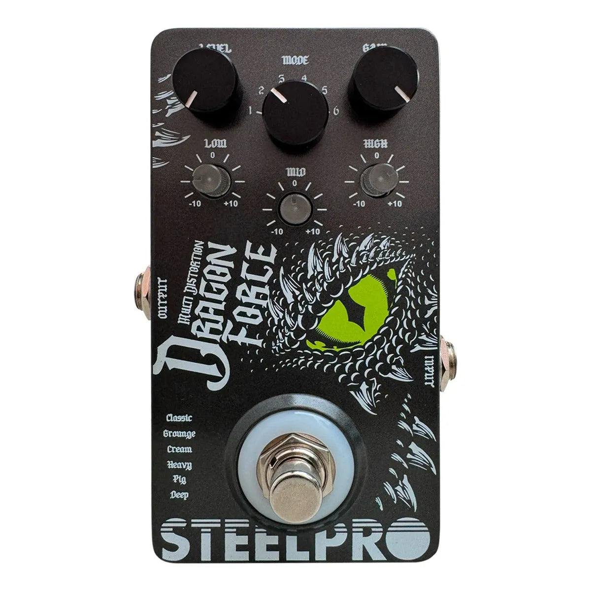 Pedal Para Guitarra Steelpro Dragon Force 6 Distorsión  9v