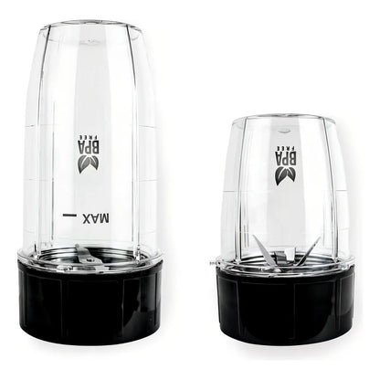 Procesador De Alimentos Nutrition For Life Bpa Free 500w Color Plateado