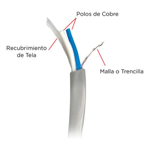 Rollo De Cable Profesional Pro Dmx Audio 100 Metros Steelpro