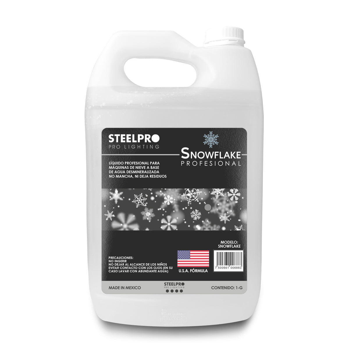 Liquido Profesional Para Maquina De Nieve Base Agua Steelpro