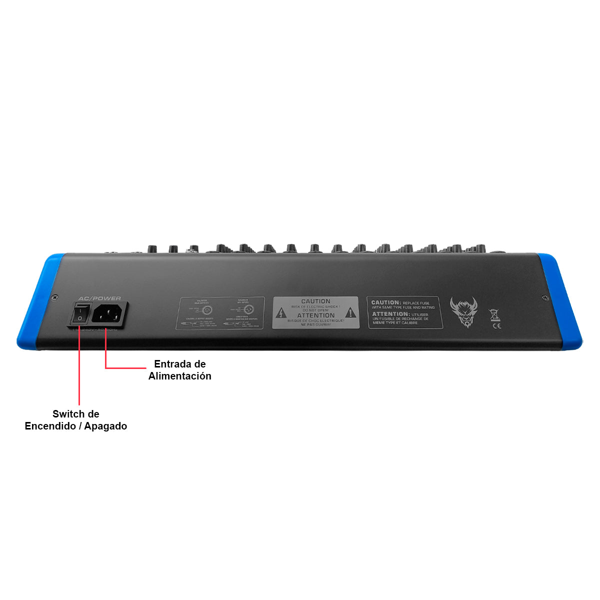 SOLO-12.2 Mezcladora Profesional 12 Canales Dsp Voz De Diablo Y Voz De Ardilla Steelpro