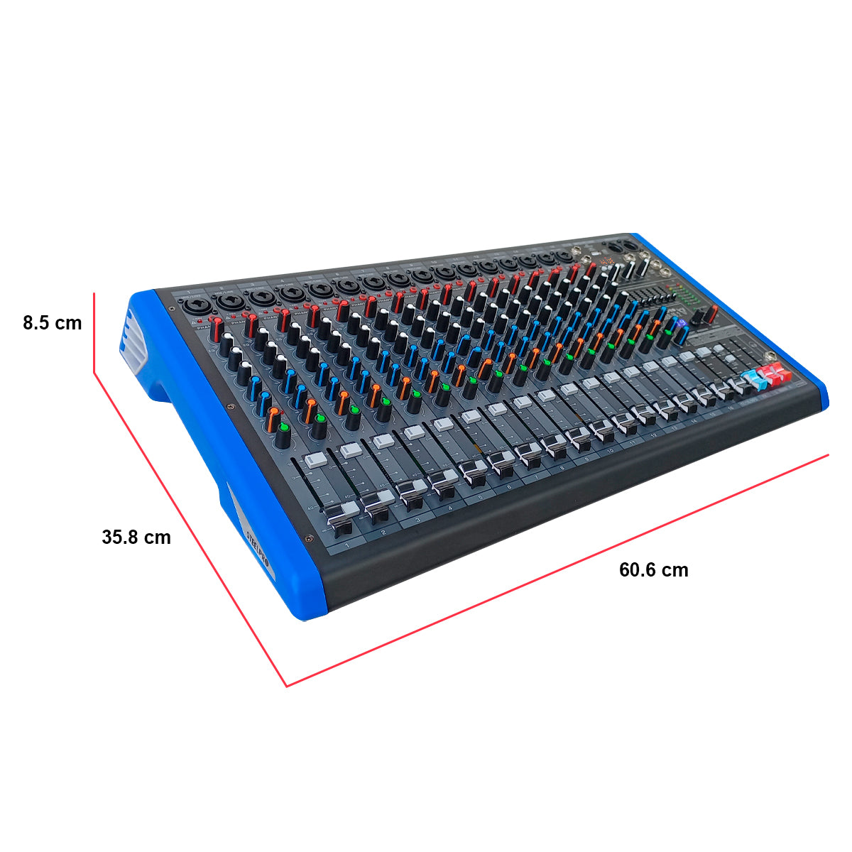 SOLO-16.2 Mezcladora Profesional 16 Canales Dsp Voz De Diablo Y Voz De Ardilla Steelpro