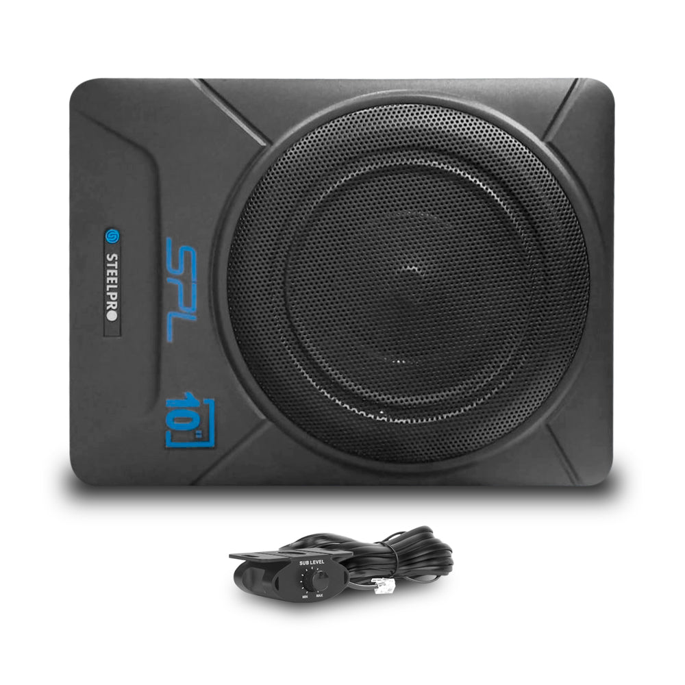 Subwoofer Amplificado 10 Autopower 800w By Steelpro Color Negro