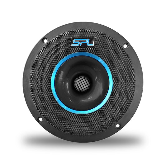 Bocina Coaxial 6.5  Potencia Max 1100w By Steelpro Negra Con Azul