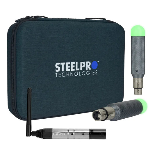 Set Antenas Inalámbricas Batería Recargable 15h Dmx Steelpro