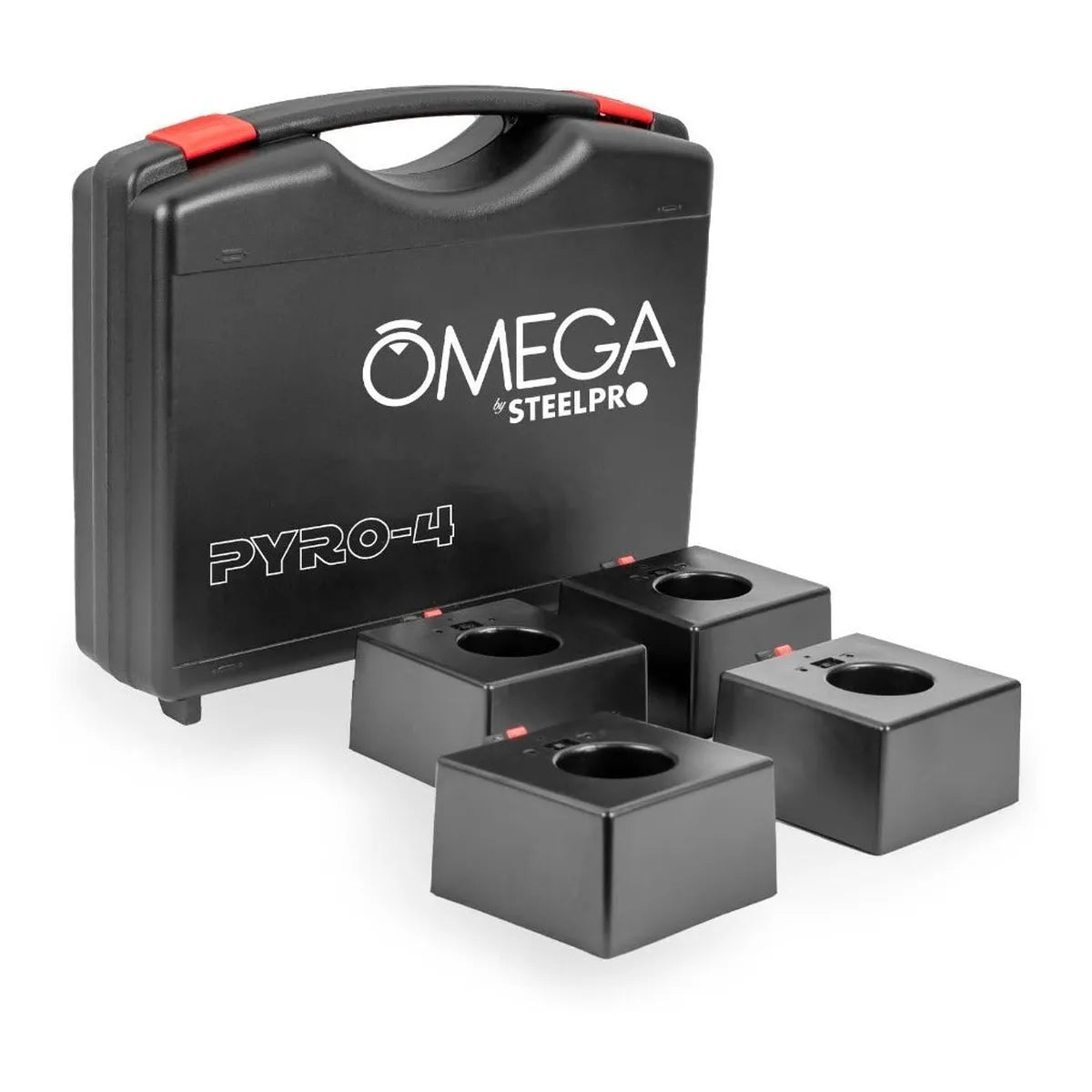 Set De 4 Detonadores Inalambricos Omega Steelpro - Pyro-4
