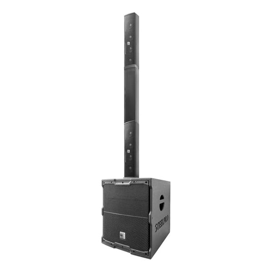 Sistema De Audio Profesional Columna Orion By Steelpro Color Neegro