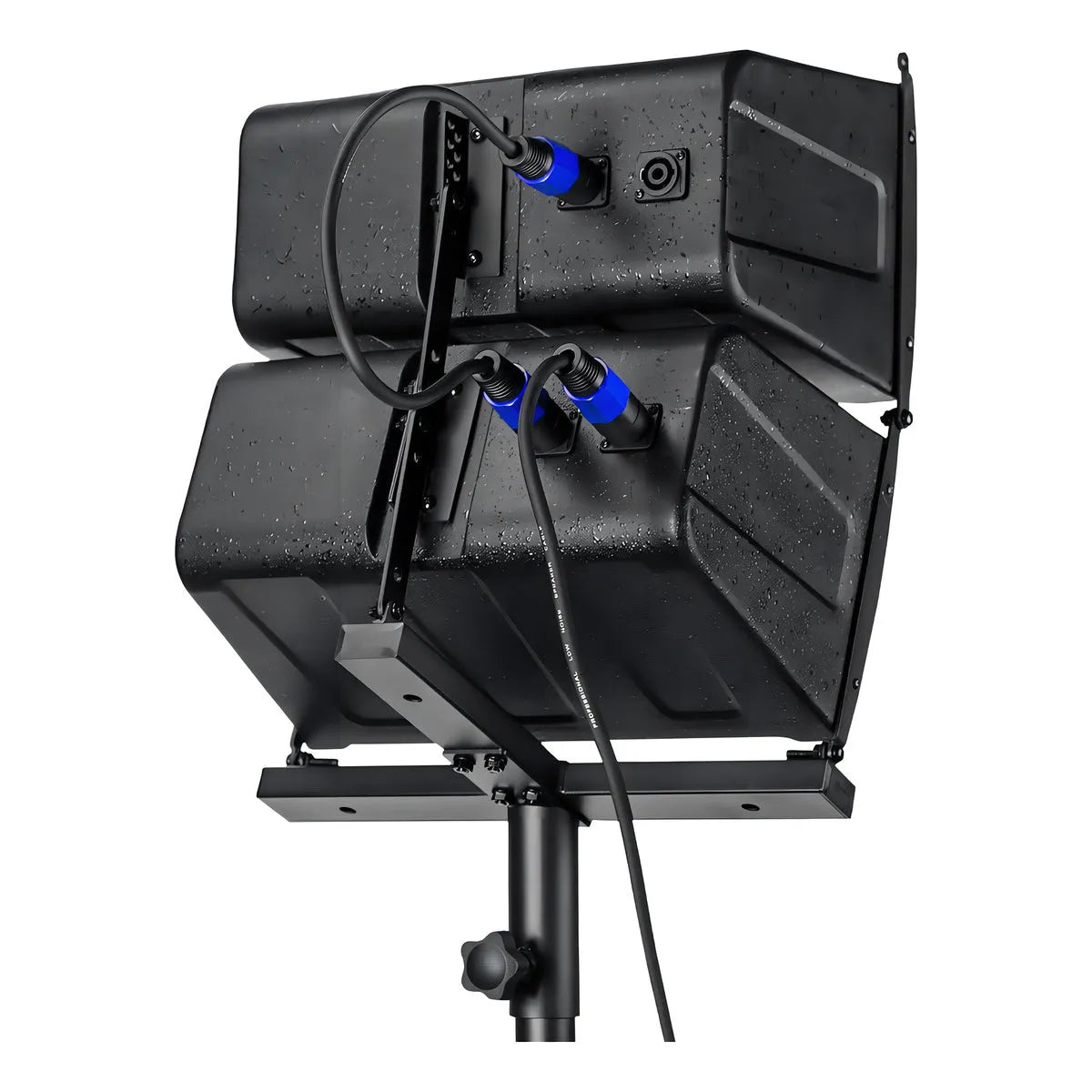 Sistema Profesional De Audio Lineal 1300w Saturno18 Steelpro Color Negro