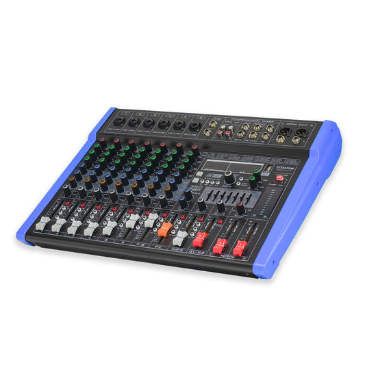 Mezcladora Profesional 8 Canales Bluetooth Eqz Steelpro