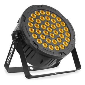 Steel Pro Cañon Par Led 40x3.20w Rgb + Ámbar 4 En 1 404-mpr