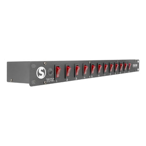 Steelpro - Barra Multicontacto 12 Interruptores - 127v Sw-12