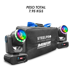 Steelpro Bag Con 2 Cabezas Mini1r Turing+aro Smd 1x80w