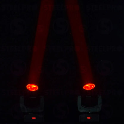 Steelpro Bag Con 2 Cabezas Móvil Led Beam 80watts Rgbw
